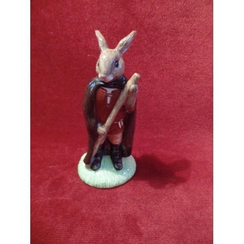 5 - 4 ROYAL DOULTON BUNNYKINS FIGURES FROM THE ROBIN HOOD COLLECTION. INCLUDES ROBIN HOOD, LITTLE JOHN, ... 