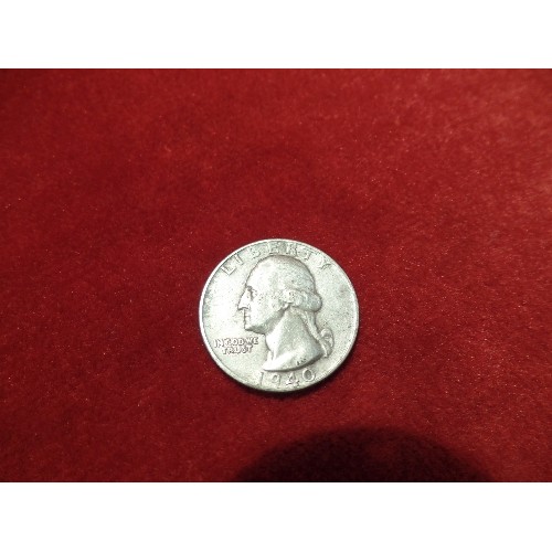 74 - RARE 1940 QUARTER DOLLAR D MINT