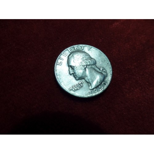 74 - RARE 1940 QUARTER DOLLAR D MINT