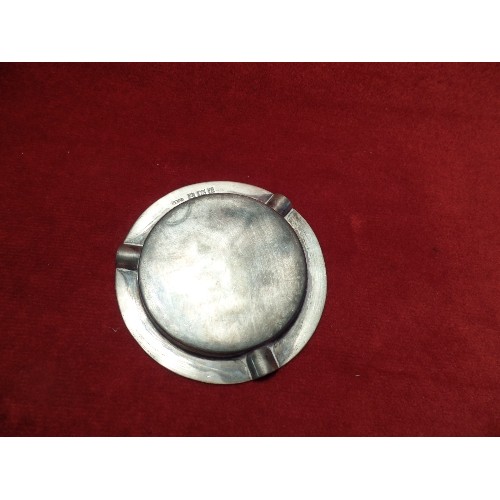 56E - SILVER ASHTRAY OR PIN DISH BY D Bros BIRMINGHAM 1960 WEIGHT 36gr