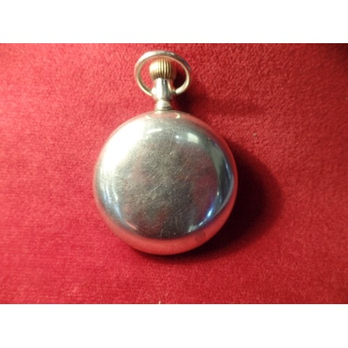 60E - A LARGE ELGIN USA 15 JEWELS POCKET WATCH WITH SUBSIDIARY SECONDS DIAL. SCREW CASE BACK. INSIDE CASE ... 