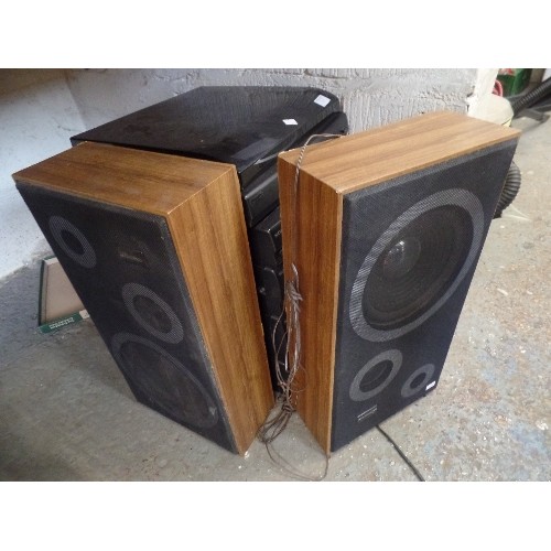 159 - SONY LBT-A195 STACKING HIFI SYSTEM & 2 SPEAKERS.