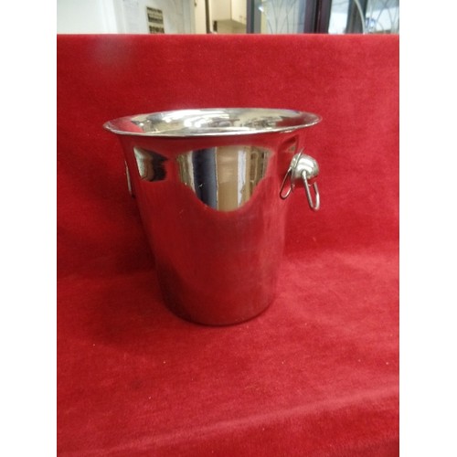 101 - 2 HANDLED CHAMPAGNE COOLER/ ICE BUCKET.