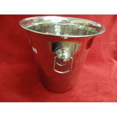 101 - 2 HANDLED CHAMPAGNE COOLER/ ICE BUCKET.