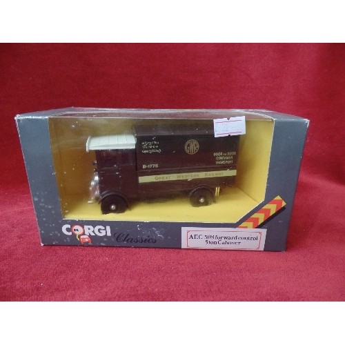 178 - NEW/BOXED CORGI CLASSIC DIE-CAST LORRY, GWR LOGO/COLOURS ETC.