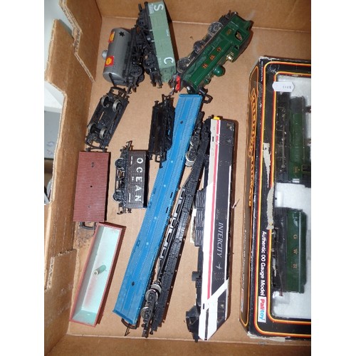 228 - MODEL RAILWAY ENGINES , CARRIAGES, ROLLING STOCK, WAGONS.