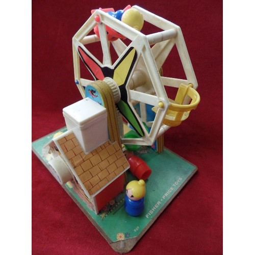 249 - VINTAGE FISHER PRICE FERRIS WHEEL/CAROUSEL.