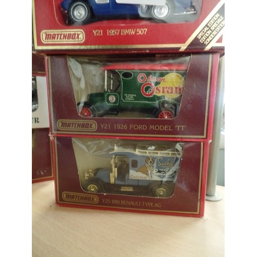 248 - 11 X, MAINLY MATCHBOX 'MODELS OF YESTERYEAR' VEHICLES IN BOXES.