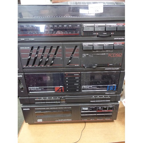 326 - PHILIPS STACKING HI-FI SYSTEM. FCD562.