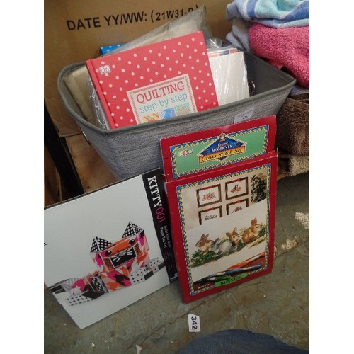 426 - NEW/PACKAGED INKJET GREETINGS CARDS, INKJET PAPER, ENVELOPES, A4 WHITE CARD ETC. ALSO CROSS-STITCH K... 