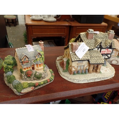 440 - COLLECTION OF 10 MEMORY LANE [& SIMILAR]COTTAGES. INC 'THE CRAG INN' 'BUMBLE COTTAGE' AND 'GRANNY WE... 