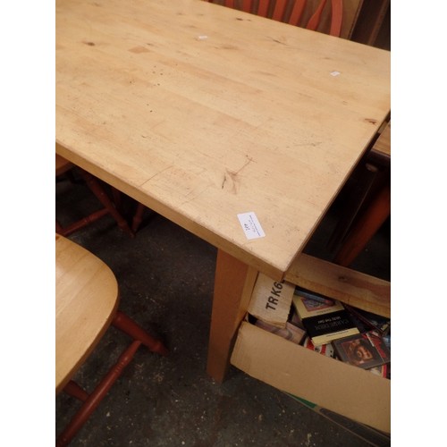 531 - PINE EFFECT DINING TABLE