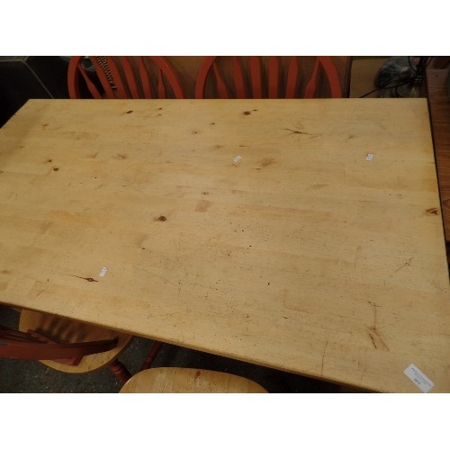 531 - PINE EFFECT DINING TABLE