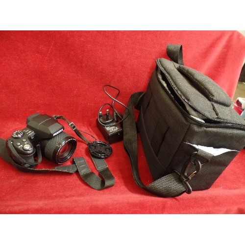 92 - PENTAX XG-1 CAMERA WITH PADDED CASE.