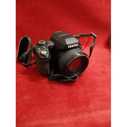 92 - PENTAX XG-1 CAMERA WITH PADDED CASE.