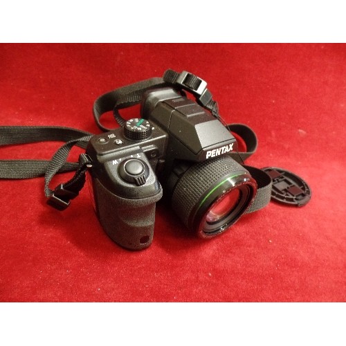 93 - PENTAX X-5 CAMERA WITH PADDED CASE.