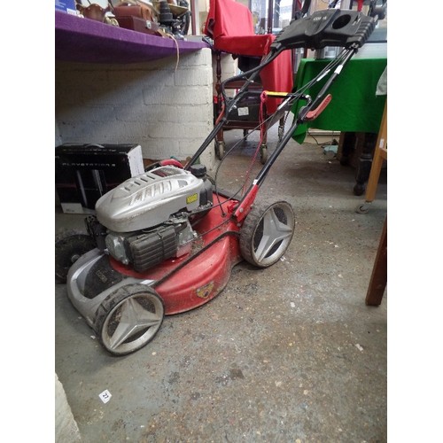 157 - COBRA ELECTRIC START LAWN MOWER. MX46SPCE.