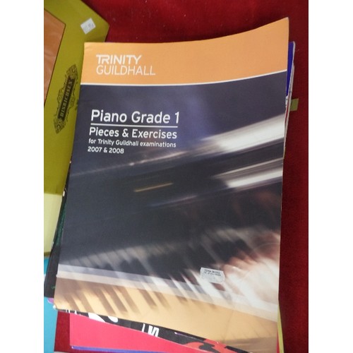 219 - 18 X PIANO AND CLARINET MUSIC AND THEORY BOOKS.