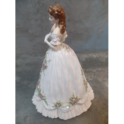 2 - A SCARCE FIGURINE - ROYAL WORCESTER BONE CHINA (COMPTON & WOODHOUSE) LIMITED EDITION FIGURE 