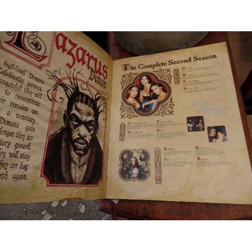 487 - CHARMED LIMITED EDITION 'BOOK OF SHADOWS' DVD COLLECTION. WITH CERT OF AUTHENTICITY NUMBER 03893.  W... 