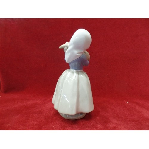 9 - NAO FIGURINE WITH WITH LAMB IN ARMS