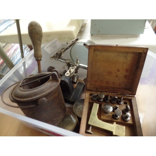 252 - VINTAGE PRECISION TOOLS IN WOODEN BOXES ETC.