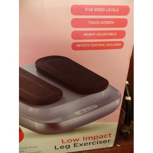 237 - VIVADIA LOW IMPACT LEG EXERCISER. REMOTE CONTROL, TOUCH SCREEN, 5 SPEED LEVELS. INCREASES BLOOD FLOW... 