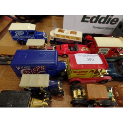 290 - COLLECTION OF DIE-CAST VEHICLES. INC BOXED EDDIE STOBART 'EMMA-JADE' VOLVO FRIDGE TRAILER. HOVIS MOR... 