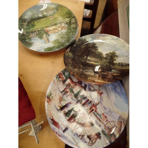 441 - 6 COLLECTABLE PLATES FROM COALPORT,WEDGEWOOD, ROYAL DOULTON ETC