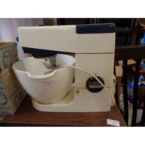 385 - RETRO KENWOOD MIXER ON STAND. IVORY