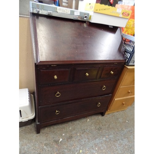 312 - MAHOGANY BUREAU/DESK.