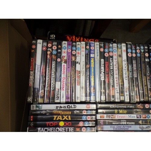 404 - LARGE QUANTITY OF MIXED DVD'S.