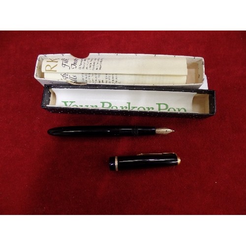 11 - 1970'S 14KT GOLD NIB FOUNTAIN PEN WITH ORIGINAL BOX