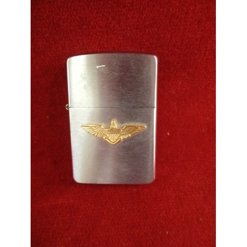 14 - RARE US NAVY WINGS ZIPPO LIGHTER