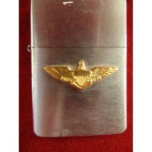 14 - RARE US NAVY WINGS ZIPPO LIGHTER