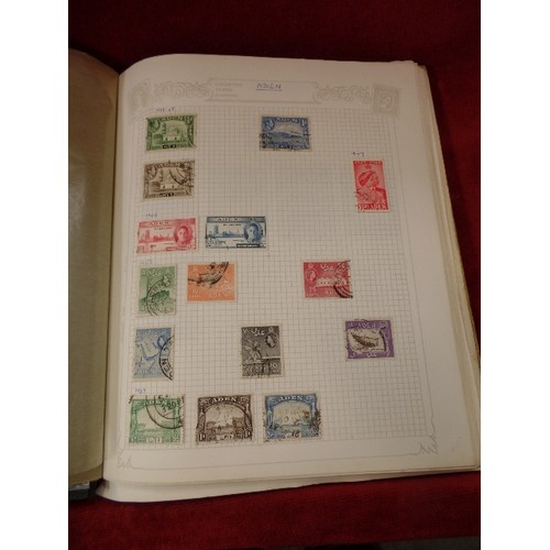 92 - VINTAGE STAMPS, CONTAINED WITHIN STOCK BOOKS AND ALBUMS.