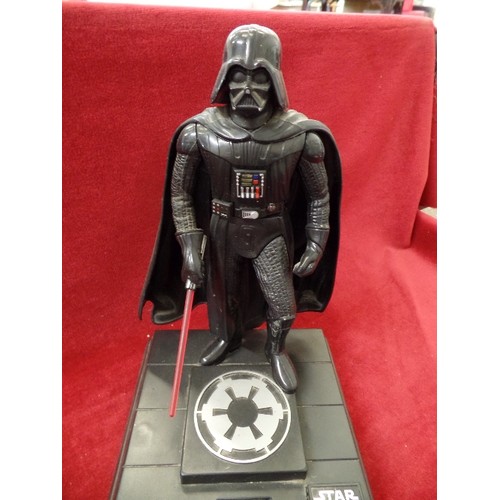 96 - STAR WARS-DARTH VADER ELECTRONIC TALKING BANK. WORKING AT THE TIME OF LOTTING.