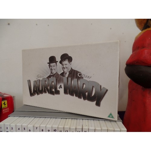 117 - LAUREL & HARDY. LARGE BOXED SET DVD COLLECTION. 21 X DVD'S.