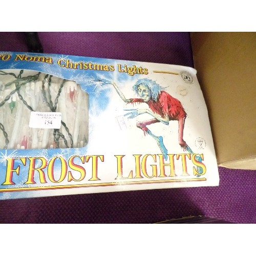 154 - JACK FROST CHRISTMAS LIGHTS X 20. BOXED.