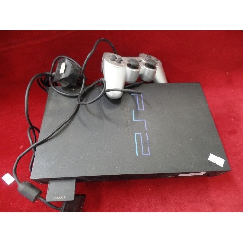 103 - SONY PLAYSTATION 2. WITH CONTROLS.