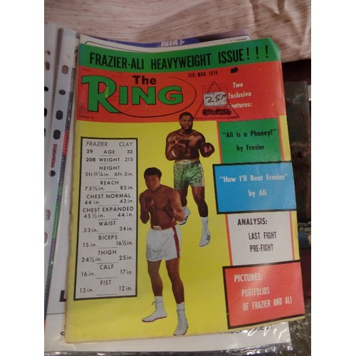 208 - BOXING INTEREST 1980'S/90'S. QUANTITY OF VINTAGE BOXING NEWS, AND KO[KNOCK-OUT] MAGAZINES