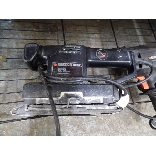 330 - BLACK AND DECKER TOOLS. SANDER BD18 OE, AND DRILL BD 142 BOTH WORKING