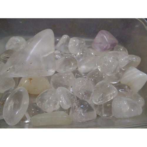 333 - GLASS/GEMSTONES FOR JEWELLERY MAKING? (2 BOXES)