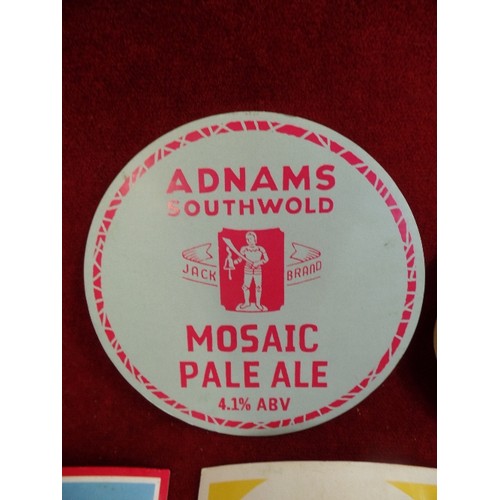 250 - 5 X ADNAMS BREWERY BEER TAP SIGNS. NEW.