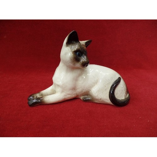 3 - ROYAL DOULTON SIAMESE CAT