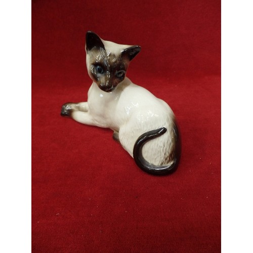 3 - ROYAL DOULTON SIAMESE CAT