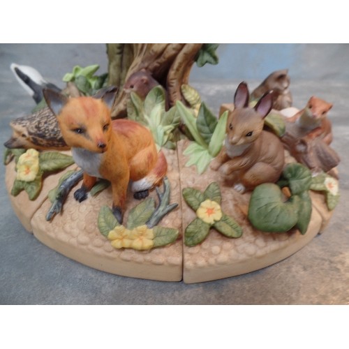 78 - DANBURY MINT WOODLAND LIFE PART SET - 8 PIECES