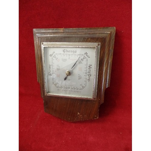 154 - SMALL ART DECO BAROMETER.