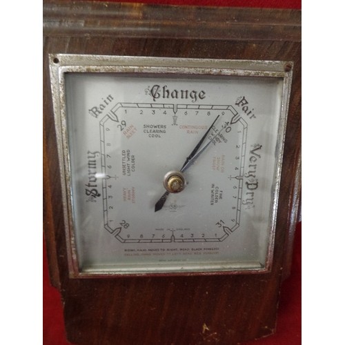 154 - SMALL ART DECO BAROMETER.