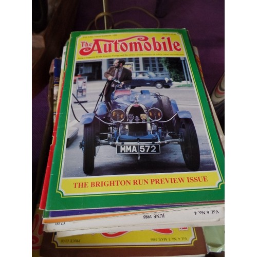 193 - CAR INTEREST. SET OF VINTAGE 'MOTOR REPAIR & OVERHAULING' BOOKS, ALSO QUANTITY OF MAGAZINES 'THE AUT... 